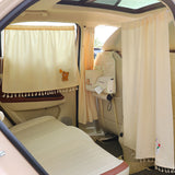 カーテン 車 通販 車用カーテン パーティションカーテン 間仕切り 日除け 日よけ 簡単取付 分割スライドカーテン プライバシーカーテン 洗濯可能 サンシェード シンプル プライバシー