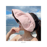 サンバイザー 帽子 つば広 通販 ハット ツバ広 麦わら帽子 uvカット 紫外線防止 春 夏 コンパクト 通気性 吸水 速乾 メッシュ ゴルフ テニス スポーツ