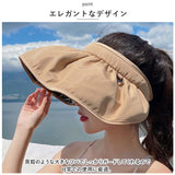 サンバイザー 帽子 つば広 通販 ハット ツバ広 麦わら帽子 uvカット 紫外線防止 春 夏 コンパクト 通気性 吸水 速乾 メッシュ ゴルフ テニス スポーツ