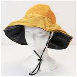 つば広ハット 帽子 レディース 収納付き 通販 ハット サンバイザー ツバ広 リボン付き 大きめ 大きいサイズ 折り畳み 折りたたみ 通気性 すっぽり被れる 春 夏 エレガント カジュアル