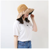 つば広ハット 帽子 レディース 収納付き 通販 ハット サンバイザー ツバ広 リボン付き 大きめ 大きいサイズ 折り畳み 折りたたみ 通気性 すっぽり被れる 春 夏 エレガント カジュアル