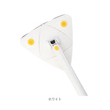 三角モップ 通販 クリーニングモップ 清掃モップ 多機能 伸縮式 360° 回転 モップ モップスティック 雑巾2枚付き 床 天井 壁用 乾湿両用 手動水絞り ウェット ドライ 掃除用具