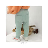 ストレッチパンツ キッズ 通販 リブパンツ ボトムス 長ズボン コットン素材 レギンス レギパン ロングパンツ パンツ ズボン 男の子 女の子 ウェストゴム 動きやすい 快適 シンプル 無地