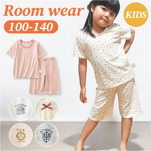キッズ パジャマ ルームウェア 上下セット 通販 半袖 女の子 キッズパジャマ 子ども かわいい 子供服 セットアップ 寝巻き 子供 こども キッズ服 セット 男の子 ボーイズ 部屋着