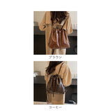 リュック 3WAY ショルダーバッグ 通販 バッグ バック リュックサック 肩掛け 巾着 ハンドバッグ おしゃれ かわいい きれいめ 上品 シンプル ビジネス オフィス コンパクト 通勤