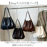 リュック 3WAY ショルダーバッグ 通販 バッグ バック リュックサック 肩掛け 巾着 ハンドバッグ おしゃれ かわいい きれいめ 上品 シンプル ビジネス オフィス コンパクト 通勤