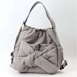 2way リュック ショルダー 通販 肩掛けバッグ レディース ボディバッグ ショルダーバッグ a4 リュックサック 肩掛け バッグ バックパック 鞄 かばん カバン キルティング リボン 大容量