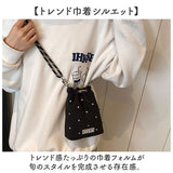 ミニサコッシュ 通販 ミニショルダー ショルダーバッグ レディース ポシェット サコッシュ スマホショルダー ショルダー バッグ 巾着バッグ バック ポーチ 水玉 ビジュー ミニ 小さめ
