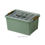 収納ボックス フタ付き おしゃれ 通販 収納ケース 収納 ボックス おもちゃ箱 衣類収納 プラスチック 可愛い スタッキング SPICE OF LIFE 中身が見やすいスマイルボックス Mサイズ