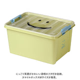 収納ボックス フタ付き おしゃれ 通販 収納ケース 収納 ボックス おもちゃ箱 衣類収納 プラスチック 可愛い スタッキング SPICE OF LIFE 中身が見やすいスマイルボックス Mサイズ