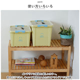 収納ボックス フタ付き おしゃれ 通販 収納ケース 収納 ボックス おもちゃ箱 衣類収納 プラスチック 可愛い スタッキング SPICE OF LIFE 中身が見やすいスマイルボックス Mサイズ
