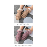 手袋 レディース ふわふわ 通販 かわいい おしゃれ 暖かい グローブ 防寒 裏起毛 もこもこ ボア 防風 保温 ５本指 厚手 冬 冬用 大人 あったか きれいめ 指あり スタイリッシュ 上品