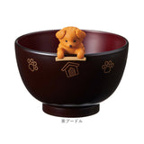 お椀 おしゃれ かわいい 通販 しるワン 汁わん 汁椀 箸置き 食器洗浄機 乾燥機 お吸い物椀 電子レンジ対応 犬 味噌汁 スープ 茶碗 プラスチック製 箸休め 和食器 ナチュラル 食器 お皿