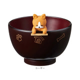 お椀 おしゃれ かわいい 通販 しるワン 汁わん 汁椀 箸置き 食器洗浄機 乾燥機 お吸い物椀 電子レンジ対応 犬 味噌汁 スープ 茶碗 プラスチック製 箸休め 和食器 ナチュラル 食器 お皿