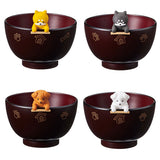 お椀 おしゃれ かわいい 通販 しるワン 汁わん 汁椀 箸置き 食器洗浄機 乾燥機 お吸い物椀 電子レンジ対応 犬 味噌汁 スープ 茶碗 プラスチック製 箸休め 和食器 ナチュラル 食器 お皿