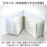 賞状 ファイル 通販 賞状アルバム 賞状ファイル 通知簿ファイル 通知簿アルバム 保管 収納 表彰状 成績表 感謝状 40枚収納 A4サイズ B4サイズ ゴムベルト付き スリムタイプ 通知簿