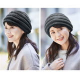 帽子 レディース ニット帽 通販 ニット帽子 室内帽子 ニット ぼうし 秋冬 あたたか帽子 リバーシブル 2way 内側シルク 二重構造 蒸れにくい 髪にやさしい ゆったり 手洗いOK お出かけ