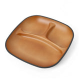 ランチプレート 仕切り皿 おしゃれ 通販 深め 深型 食洗機対応 日本製 レンジ対応 軽量 軽い 割れにくい 子供 大人 シンプル 木目調 おうちごはん ランチ お皿 プレート LUNCH PLATE