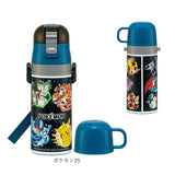 SKATER スケーター 水筒 直飲み 350ml SKDC3 通販 ステンレスボトル コップ ステンレス コップ飲み 保冷 保温 女の子 男の子 キャラクター 肩掛け 子供用 ショルダー 肩紐 斜めがけ