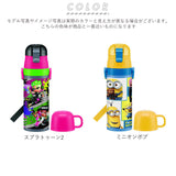 水筒 キッズ 直飲み 子供 ステンレス 通販 コップ 付き 軽量 超軽量 ステンレスボトル 2way 470ml 約 500ml 約 0.5l 保冷 保温 キャラクター 幼稚園 幼児 園児 ショルダー  肩掛け