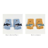 手袋 キッズ 子供 2way 通販 ミトン 手ぶくろ てぶくろ 指なし カバー付き グローブ 男の子 女の子 ニット フード付き 防寒 防風 厚手 暖かい 秋 冬 通園 通学 幼稚園 小学生 アウトドア