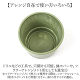 植木鉢 プラスチック 丸型 通販 SK ステップ 12xH12 鉢 約 3.5号 鉢カバー プランター プラポット プランターカバー 植木 ポット 鉢植え おしゃれ 軽量 軽い 観葉植物