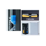 砂時計 3分 通販 5分 7分 3本 アワーグラス 砂タイマー タイマー ブラック 3分計 5分計 7分計 三角形 おしゃれ 黒い 木枠 料理 ゲーム 学習 楽しい ユニーク インテリア