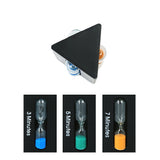 砂時計 3分 通販 5分 7分 3本 アワーグラス 砂タイマー タイマー ブラック 3分計 5分計 7分計 三角形 おしゃれ 黒い 木枠 料理 ゲーム 学習 楽しい ユニーク インテリア