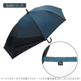 雨傘 レディース 長傘 通販 60cm スライド ワンタッチ ジャンプ式 グラスファイバー レディース傘 大きく広がる 濡れにくい 丈夫 かさ 傘 スライド設計 通勤 通学 2トーンカラー ギフト