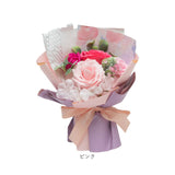 ブーケ ソープフラワー 観賞用 通販 造花 ソープフラワーギフト ウィッシュコアブーケ 贈りもの 贈り物 贈物 かわいい 可愛い 鮮やか ボリューミー 上品 お祝い 生活雑貨 生活用品