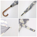 長傘 レディース 軽量 丈夫 通販 雨傘 傘 60cm ブランド nifty-colorsニフティカラーズ ジャンプ傘 60センチ ワンタッチ 晴雨兼用 UVカット かわいい おしゃれ 大きめ グラスファイバー