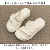 厚底サンダル 軽量 レディース 通販 厚底 サンダル フラットサンダル サマーサンダル カジュアルシューズ クロスベルトサンダル リゾートサンダル クロスベルト 歩きやすい フラット