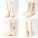 レインブーツ 厚底 レディース 通販 レイン ブーツ 長靴 レインシューズ レディースシューズ レディースシューズブーツ ショート丈 ショート 歩きやすい 履きやすい サイドゴア ミドル