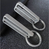 チタン キーホルダー ベルトクリップ 通販 キーリング メンズ 鍵 かぎ カギ ベルト クリップ カラビナ 頑丈 丈夫 おしゃれ シンプル 紛失防止 持ち運び 携帯 脱落防止 ワンタッチ取り付け