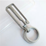 チタン キーホルダー ベルトクリップ 通販 キーリング メンズ 鍵 かぎ カギ ベルト クリップ カラビナ 頑丈 丈夫 おしゃれ シンプル 紛失防止 持ち運び 携帯 脱落防止 ワンタッチ取り付け