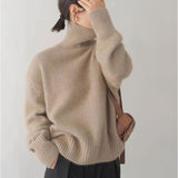 ニット タートルネック 長袖 通販 セーター ニットセーター ハイネック レディースセーター レディース 無地 シンプル カジュアル トップス プルオーバー 着回し あたたかい 秋冬