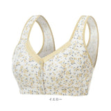 前開き ブラジャー 通販 前開きブラジャー ブラ ナイトブラ マタニティブラ 授乳ブラ フルカップ 前あき ボタン コットン 綿 吸汗性 通気性 フロントボタン ゆったり 着脱簡単