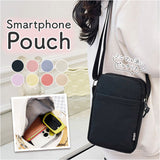 スマホポーチ ミニショルダー 通販 スマホショルダー ポシェット ミニバッグ ミニバック ショルダー 肩掛け 斜めかけ ななめ掛け ショルダーバッグ ショルダーバック 縦型 シンプル 無地