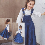ジャンパースカート キッズ 通販 ジャンスカ ワンピース サロペットワンピース サロペット スカート 女の子 子供服 春 夏 秋 冬 子供 子ども ジュニア 女児 小学生 通学 スクール