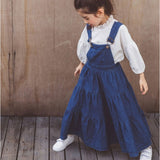 ジャンパースカート キッズ 通販 ジャンスカ ワンピース サロペットワンピース サロペット スカート 女の子 子供服 春 夏 秋 冬 子供 子ども ジュニア 女児 小学生 通学 スクール