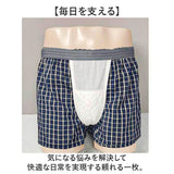 尿漏れパンツ トランクス 男性用 通販 介護パンツ 吸水パンツ 尿もれパンツ 失禁パンツ 介護下着 ちょい漏れ 中失禁 尿漏れ対策 失禁 尿漏れ 旅行 入院 メンズ お出かけ 外出 おしゃれ