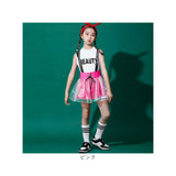 キッズダンス衣装 セットアップ 通販 ダンスウェア 子供 ステージ衣装 上下セット 練習着 子供服 演出服 トップス パンツ スカート チアガール キッズ 韓国 k-pop ヒップホップ hiphop