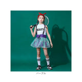 キッズダンス衣装 セットアップ 通販 ダンスウェア 子供 ステージ衣装 上下セット 練習着 子供服 演出服 トップス パンツ スカート チアガール キッズ 韓国 k-pop ヒップホップ hiphop