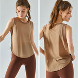 ヨガウェア タンクトップ 透け感 通販 tシャツ Tシャツ ジムウェア フィットネスウェア スポーツウェア シースルー レディース かわいい ヨガ ピラティス ホットヨガ エクササイズ