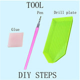 ダイヤモンドアート キット 通販 ビーズ刺繍 初心者 刺繍キット ハンドメイド 趣味 花 ダイヤモンドペインティング 手芸 壁アート diy ホビー 大人 子供 モザイクアート 工作 フラワー