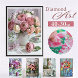 ダイヤモンドアート キット 通販 ビーズ刺繍 初心者 刺繍キット ハンドメイド 趣味 花 ダイヤモンドペインティング 手芸 壁アート diy ホビー 大人 子供 モザイクアート 工作 フラワー