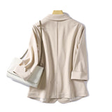 テーラードジャケット レディース 通販 スーツジャケット ジャケット アウター 上着 レディースジャケット ビジネスジャケット 七分袖 襟 えり オフィスカジュアル きれいめ シンプル