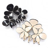 ヘアクリップ 通販 バンスクリップ ヘアアクセサリー クリップ 髪留め 髪飾り お花 花 ヘアアレンジ まとめ髪 アップヘア ハーフアップ ポニーテール かわいい おしゃれ シンプル