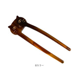 ヘアーアクセサリー 通販 かんざし 猫 キャット 2本差し 髪飾り 髪留め ヘアアレンジ アップヘア 大人 女性 女子 まとめ髪 ヘッドアクセサリー シンプル カジュアル ヘアアクセ Uピン