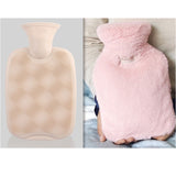 湯たんぽ 注水式 通販 湯タンポ カバー 付き ゆたんぽ 冷え対策 防寒 保温 暖かい あたたかい あったか あったかグッズ 電気不要 省エネ 節電 ふわふわ かわいい 可愛い もこもこ